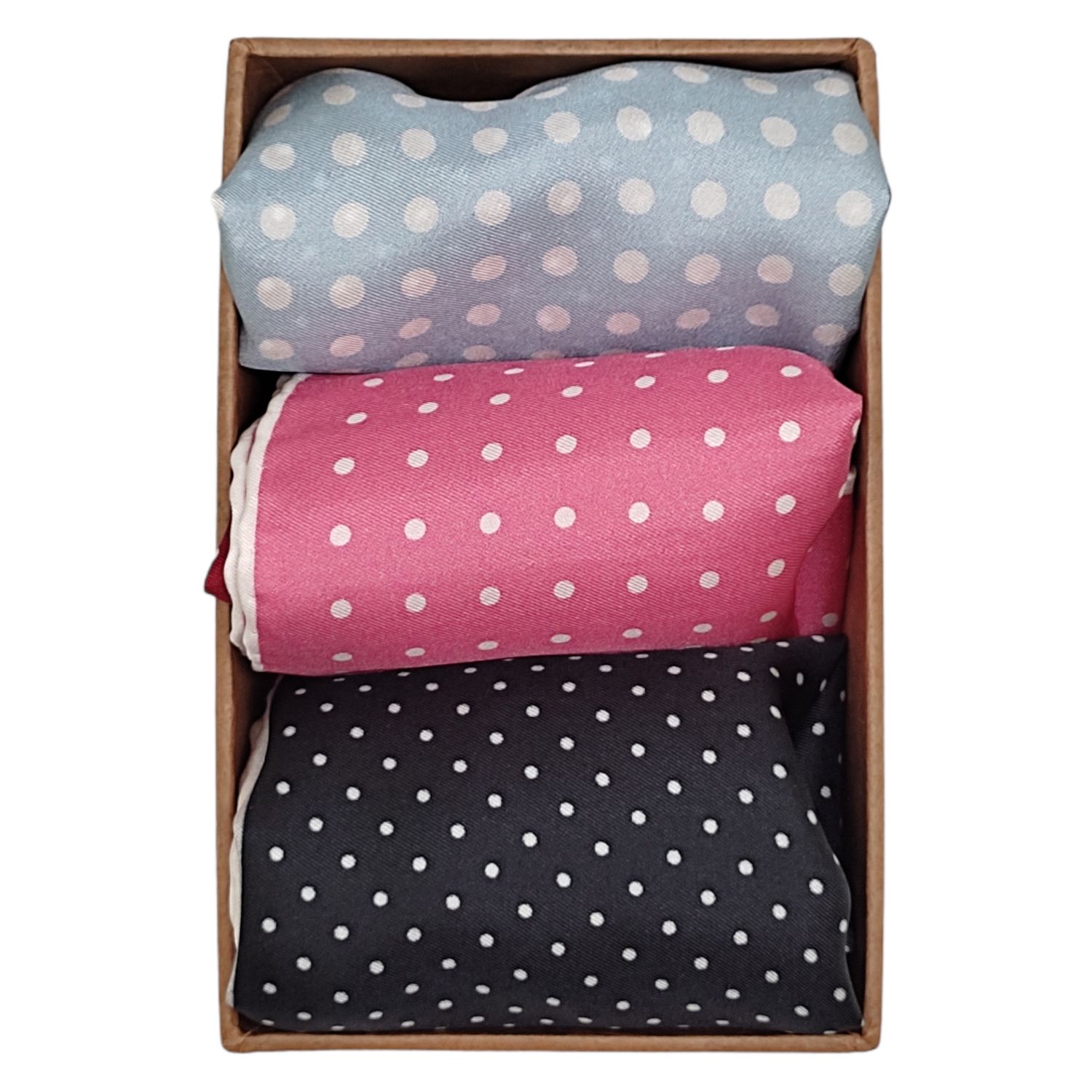 100% Silk Pocket Square Pack of 3 Combo Pack