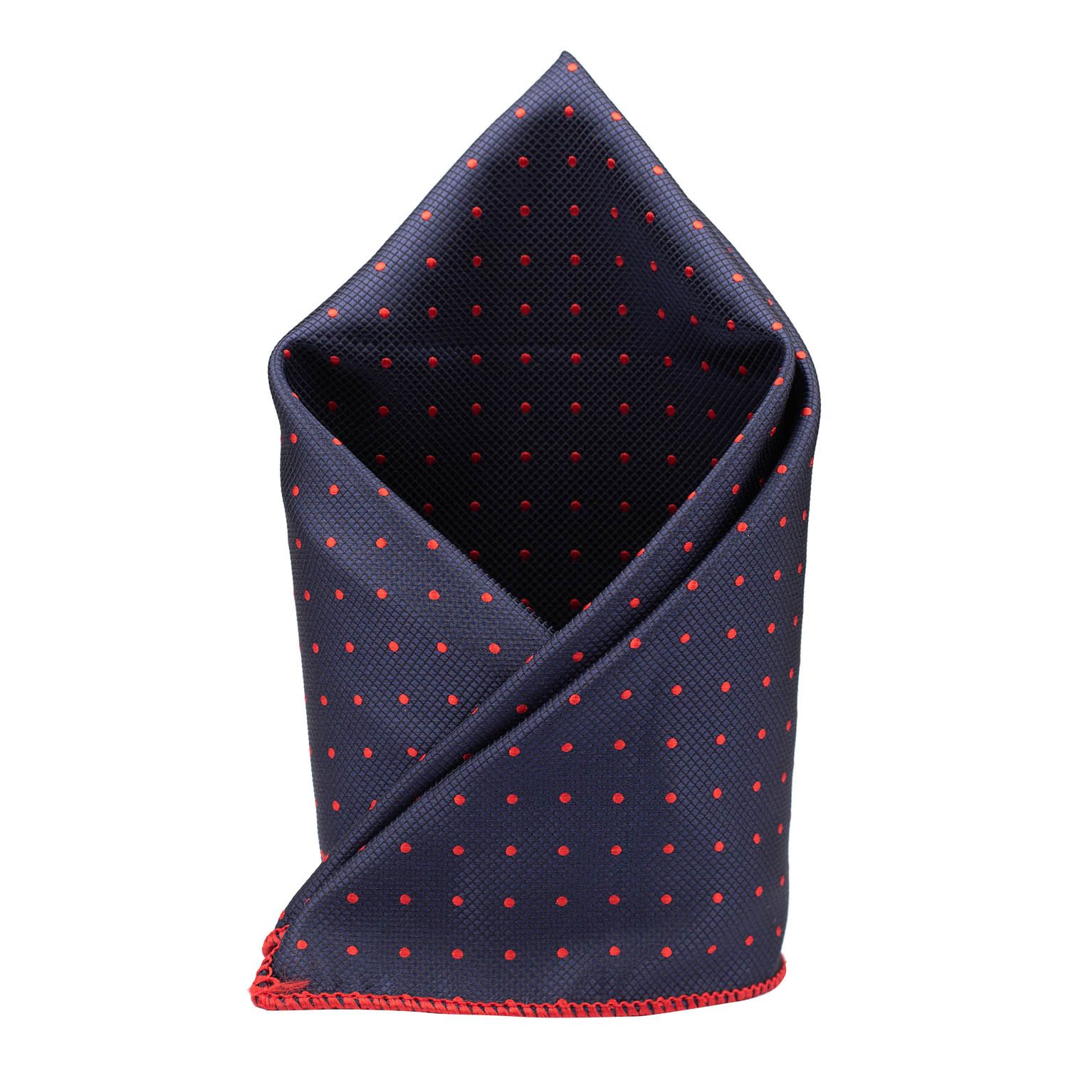 Blue Polka Dot Pocket Square for Men