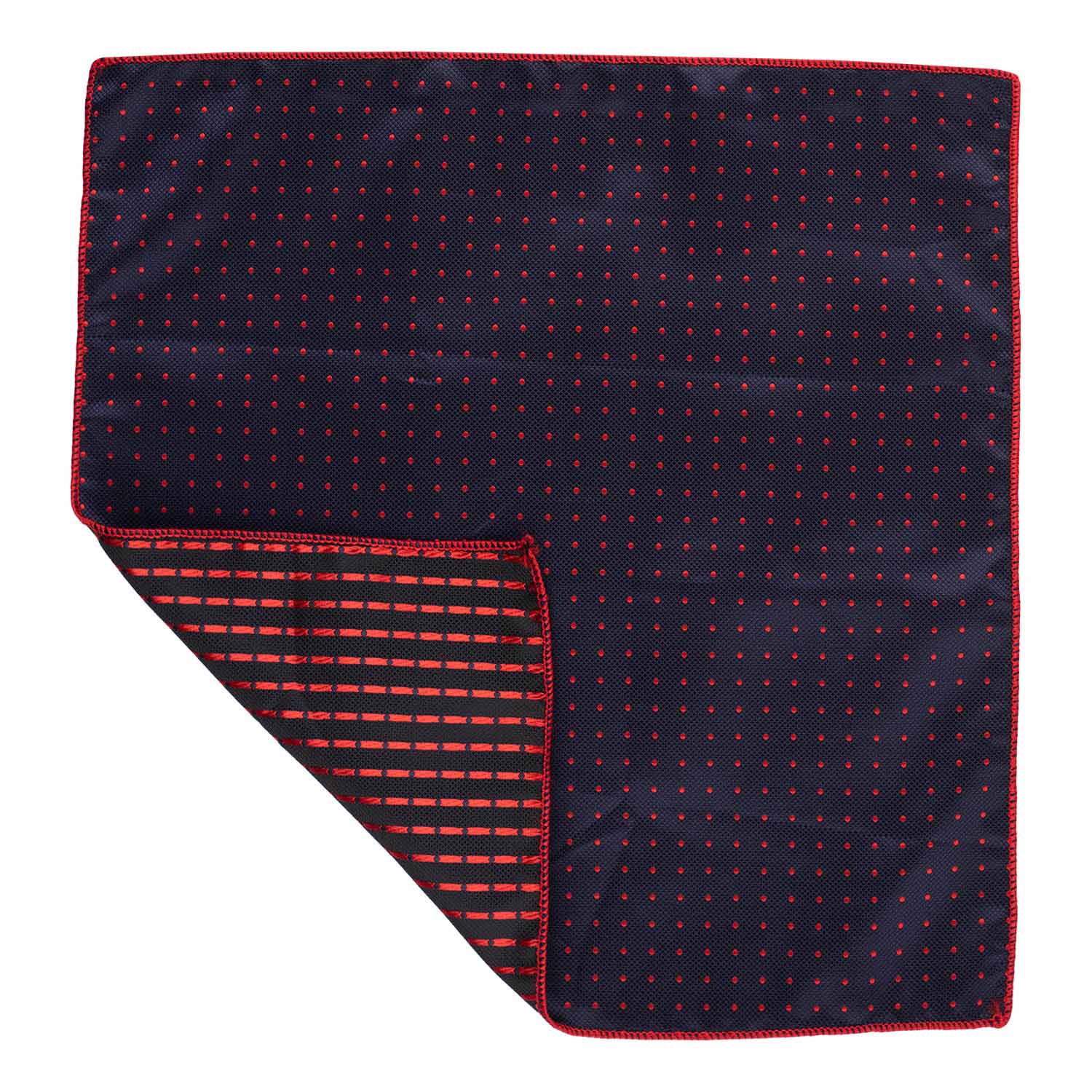 Blue Polka Dot Pocket Square for Men