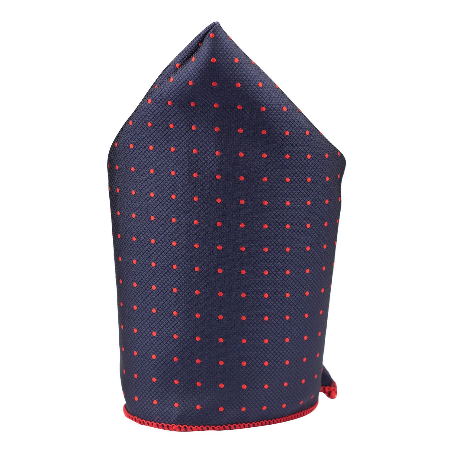 Blue Polka Dot Pocket Square for Men