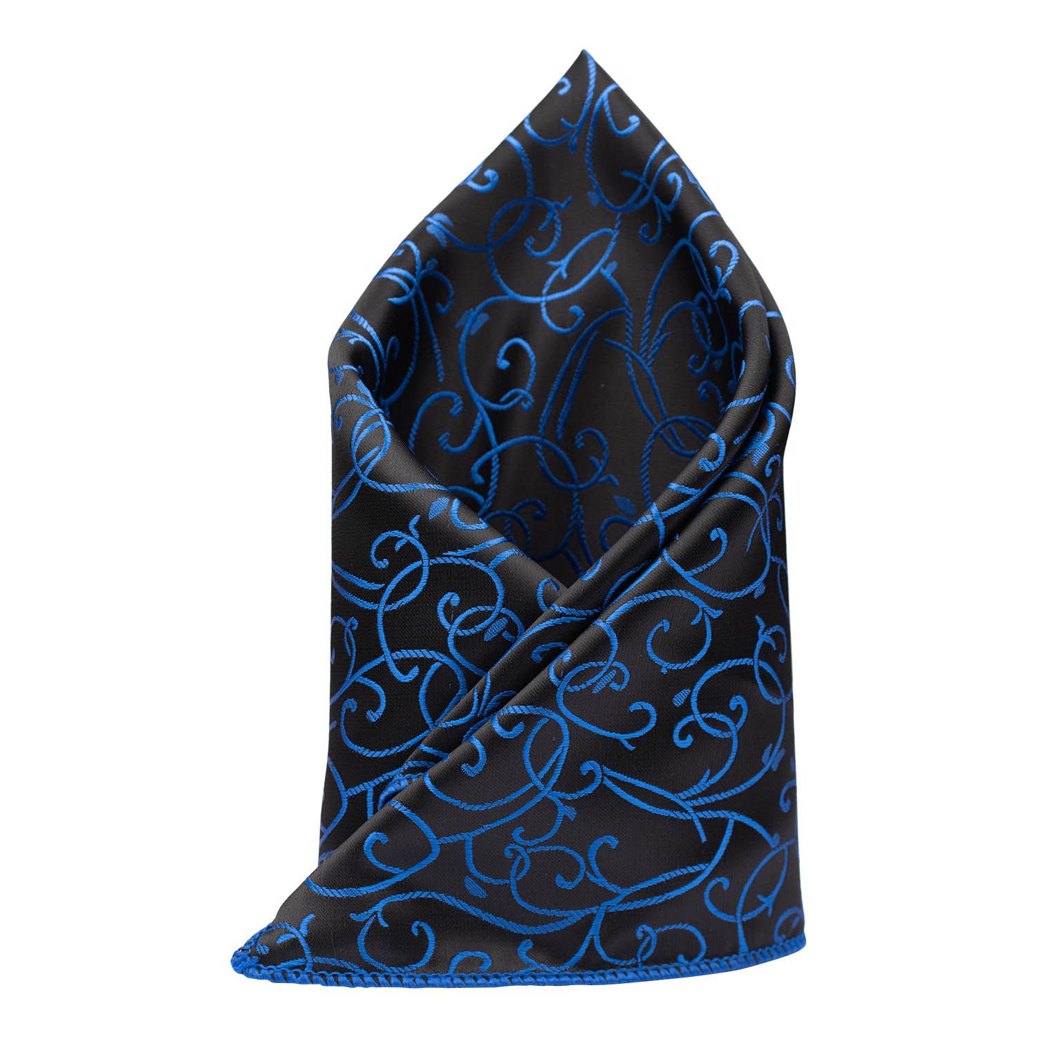 Blue Paisley Pocket Square for Men