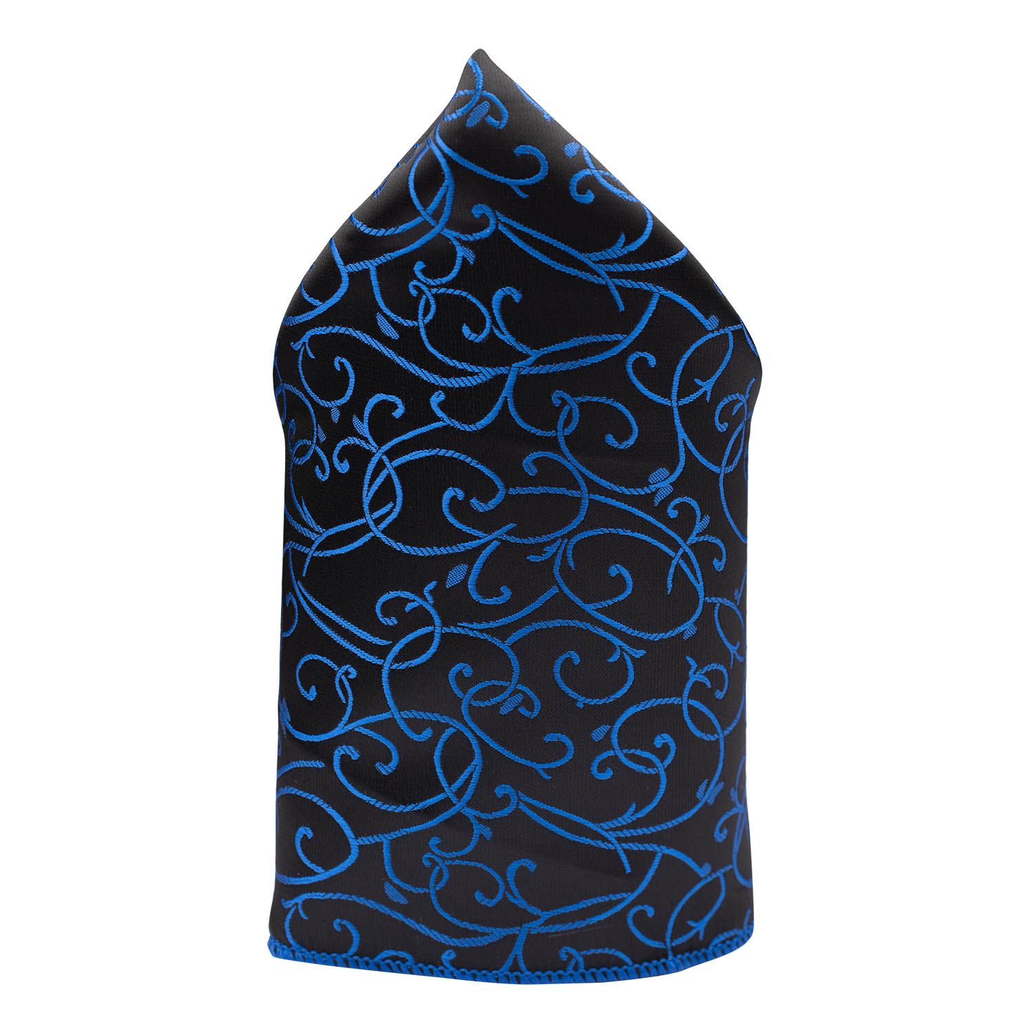 Blue Paisley Pocket Square for Men