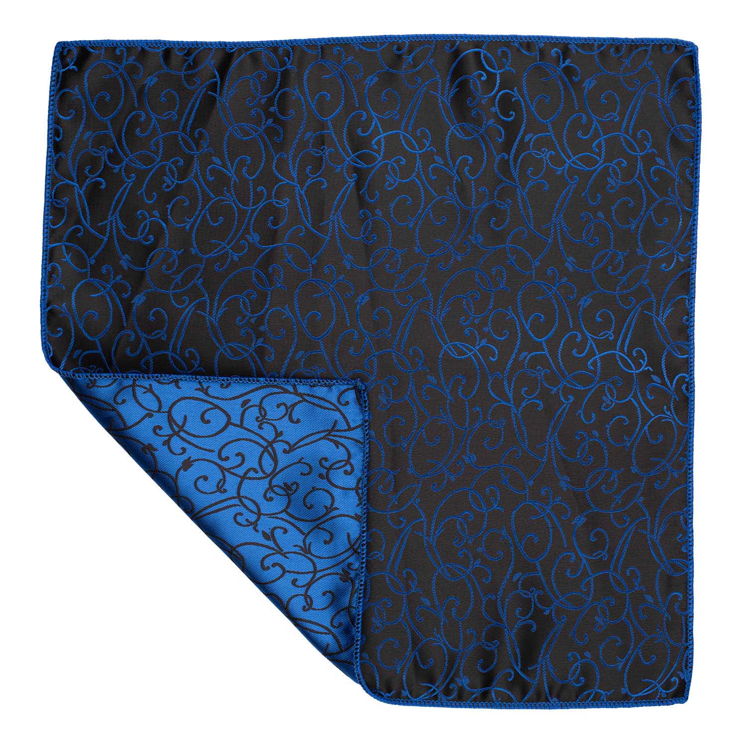 Blue Paisley Pocket Square for Men