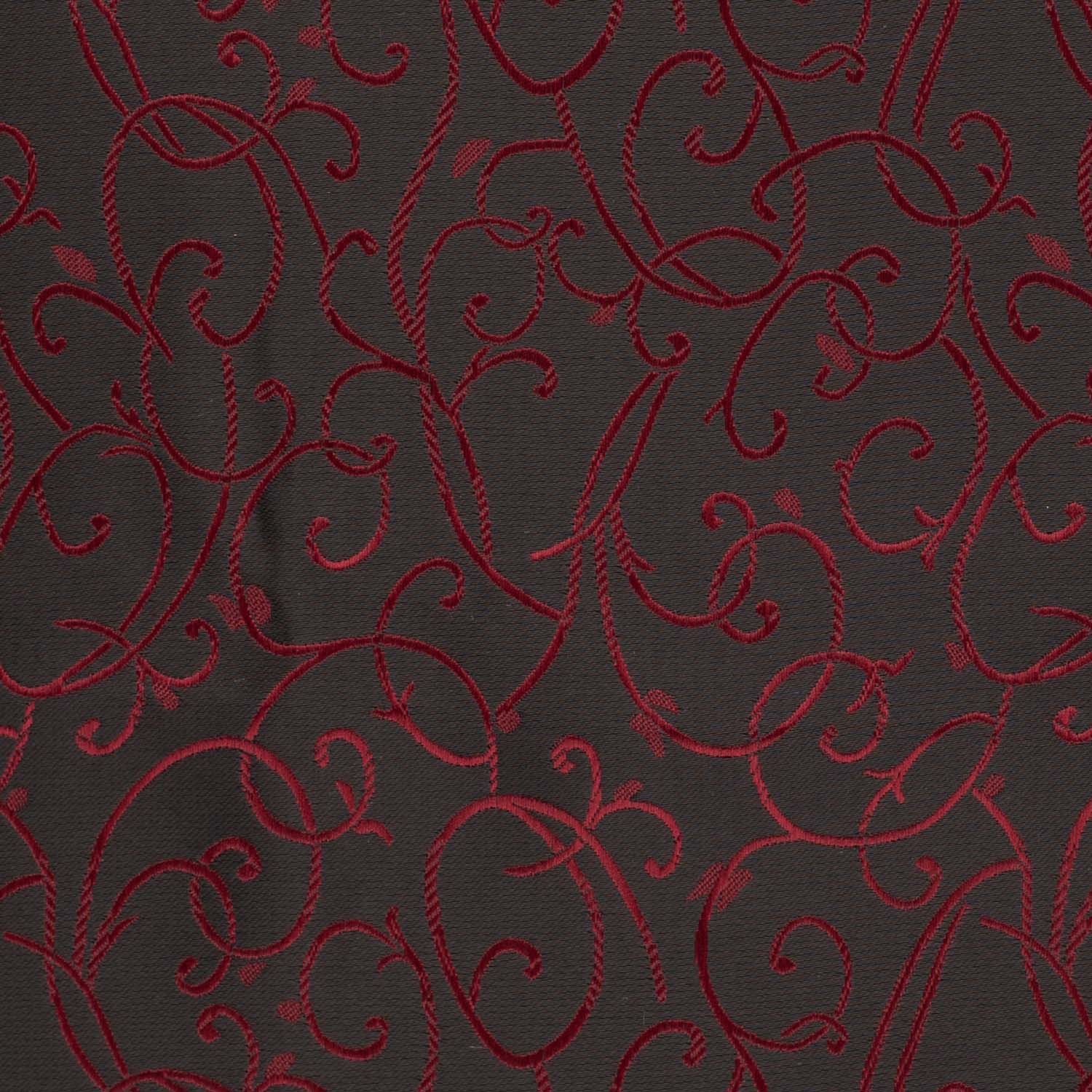 Burgundy Paisley Pocket Square for Men