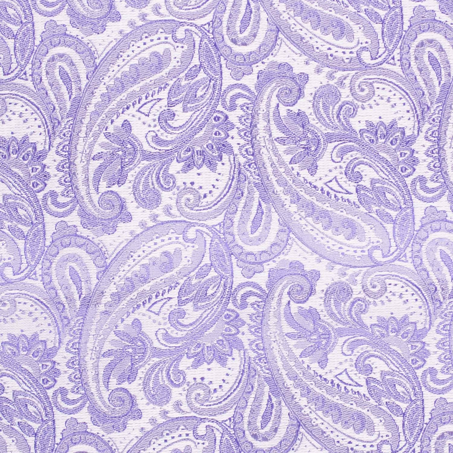 Purple Paisley Pocket Square for Men