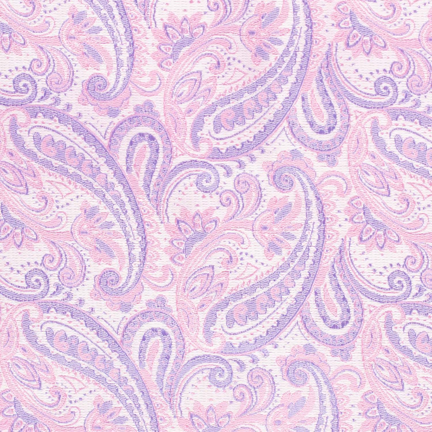 Pink Paisley Pocket Square for Men
