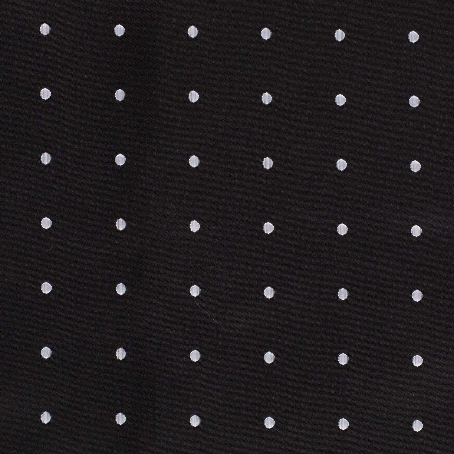Black Polka Dot Pocket Square for Men