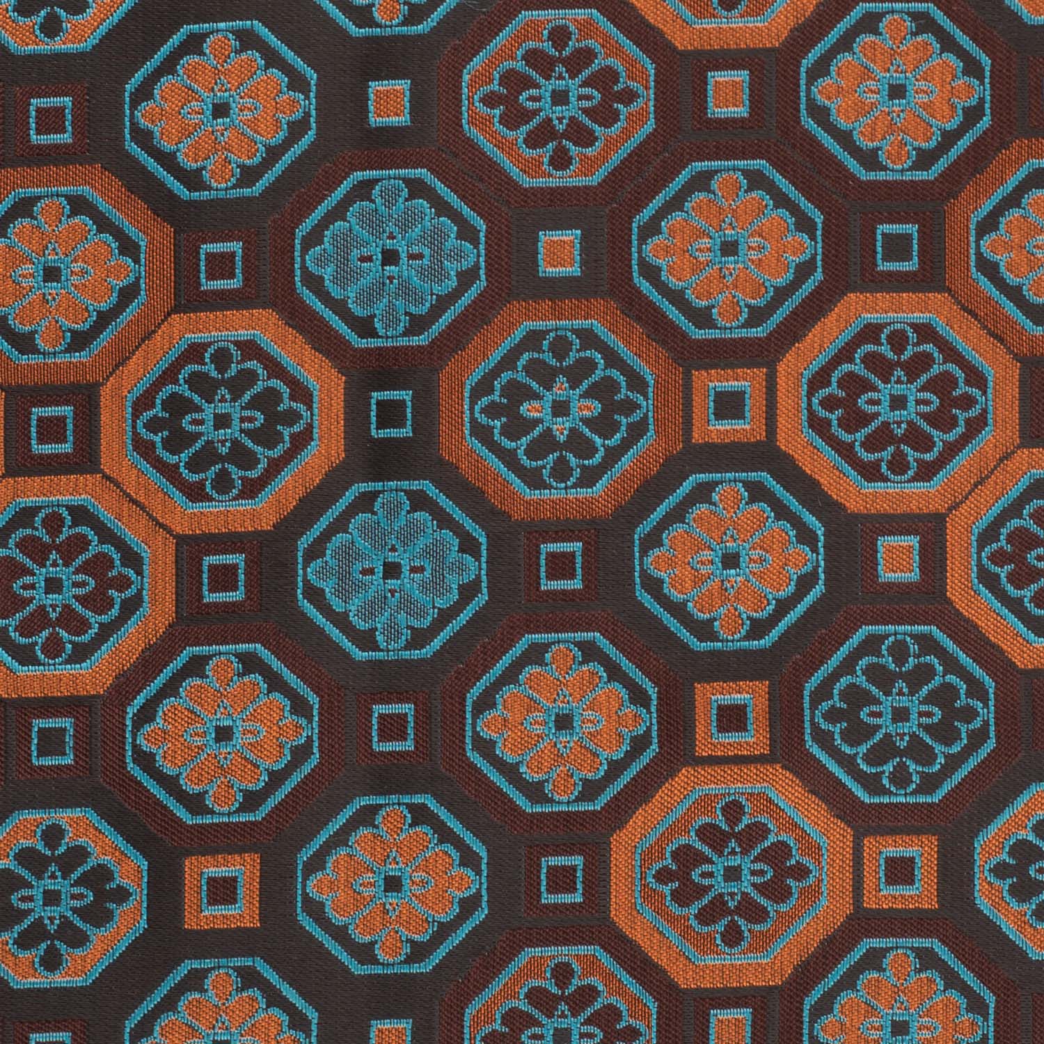 Multicolor Geometric Pocket Square for Men