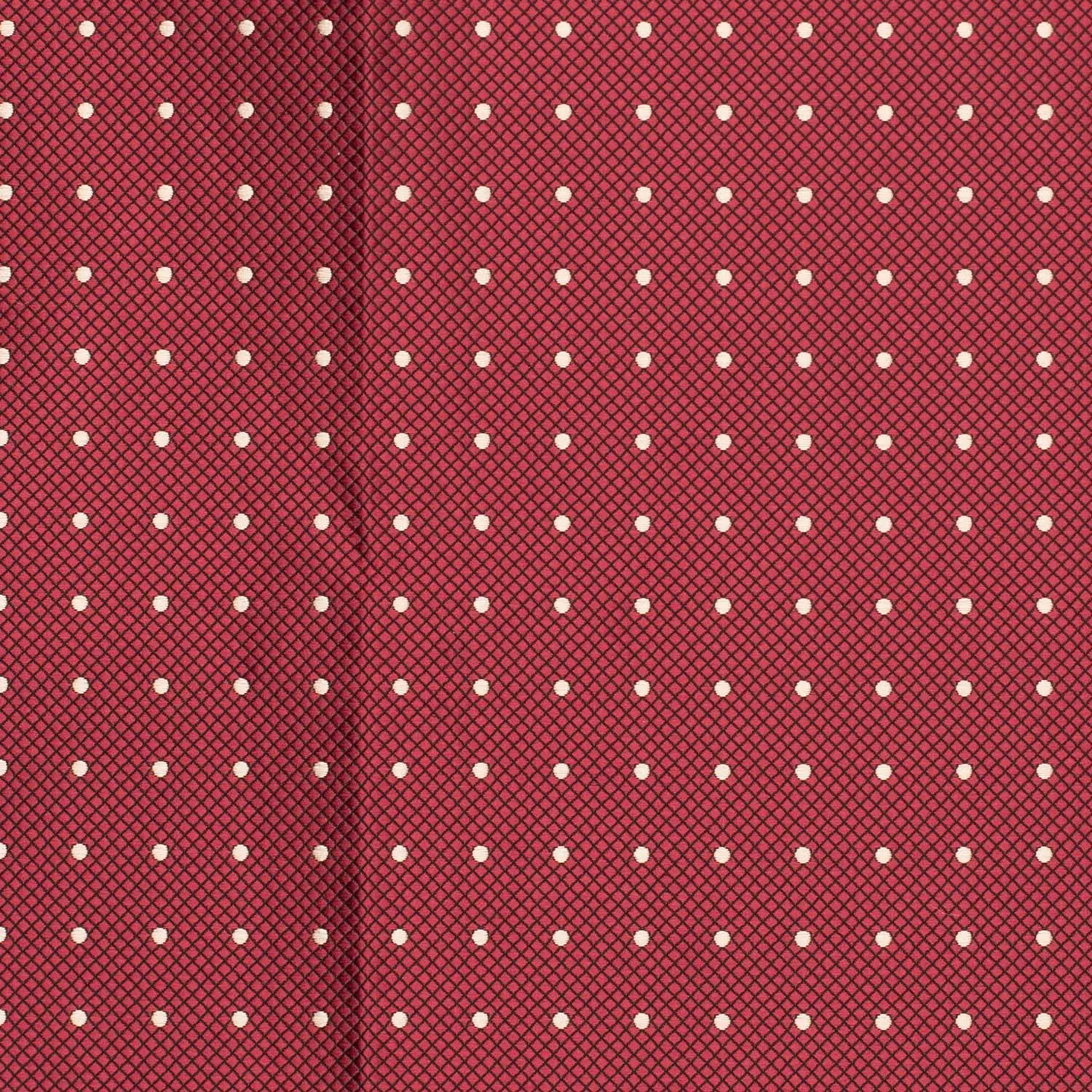 Burgundy Polka Dot Pocket Square for Men
