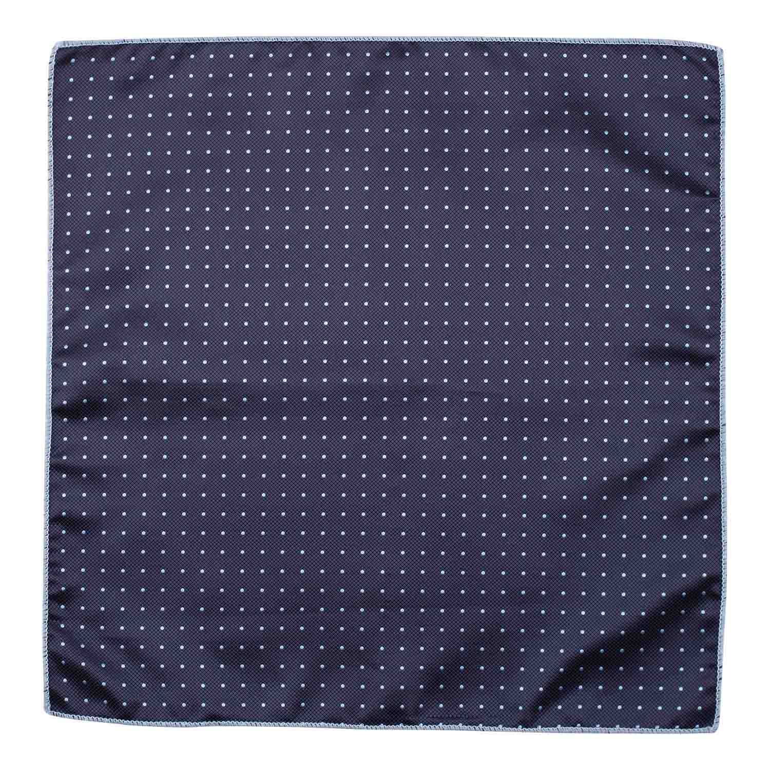 Blue Polka Dot Pocket Square for Men