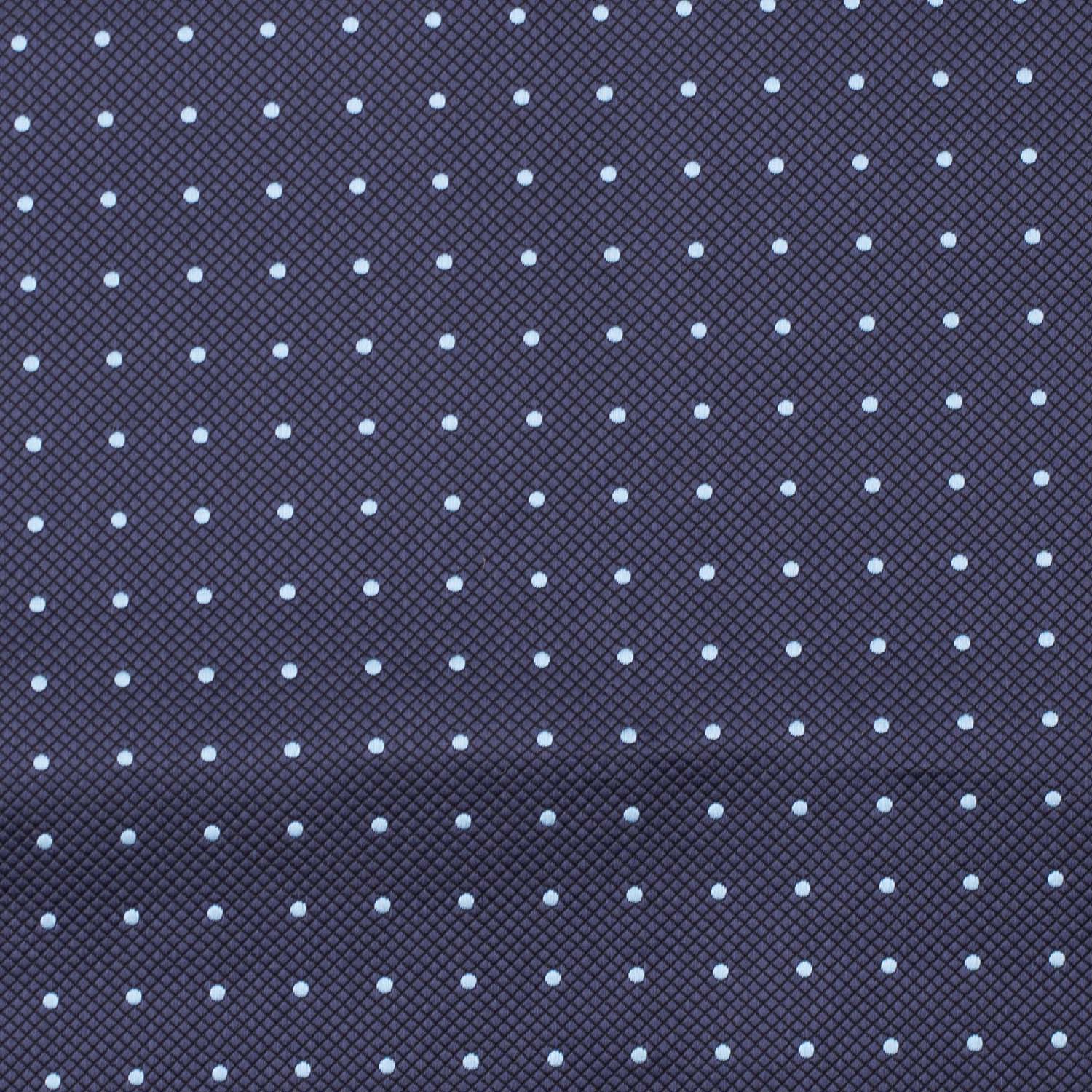 Blue Polka Dot Pocket Square for Men