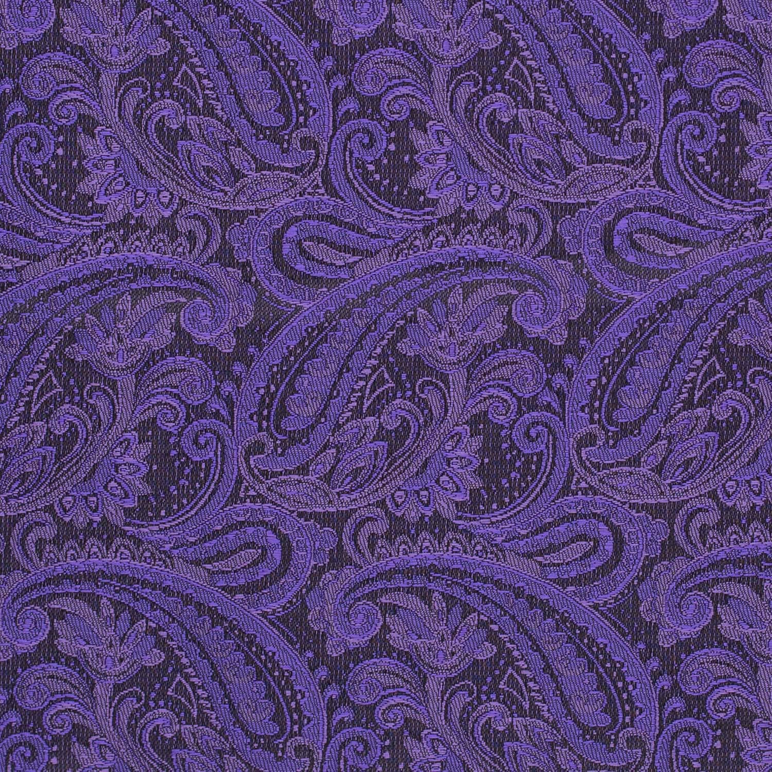 Purple Paisley Pocket Square for Men