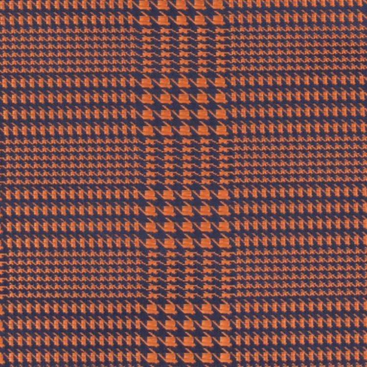 Orange Geometric Pocket Square for Men