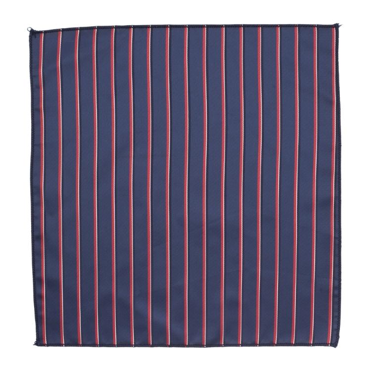 Blue Geometric Pocket Square for Men