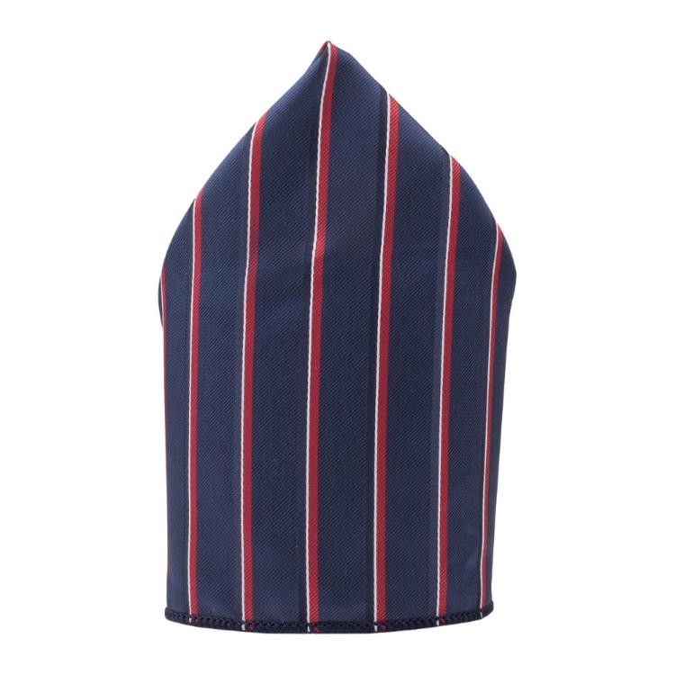 Blue Geometric Pocket Square for Men