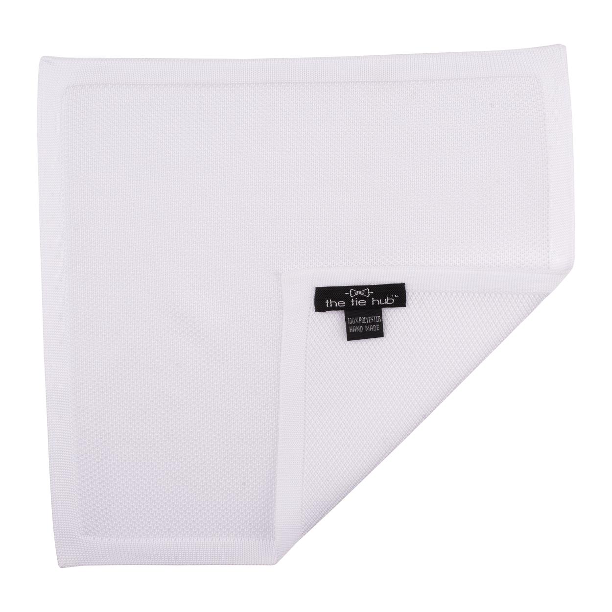 White Pocket Square for Men