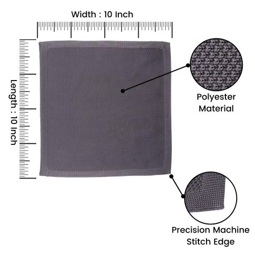 Grey Pocket Square for Men