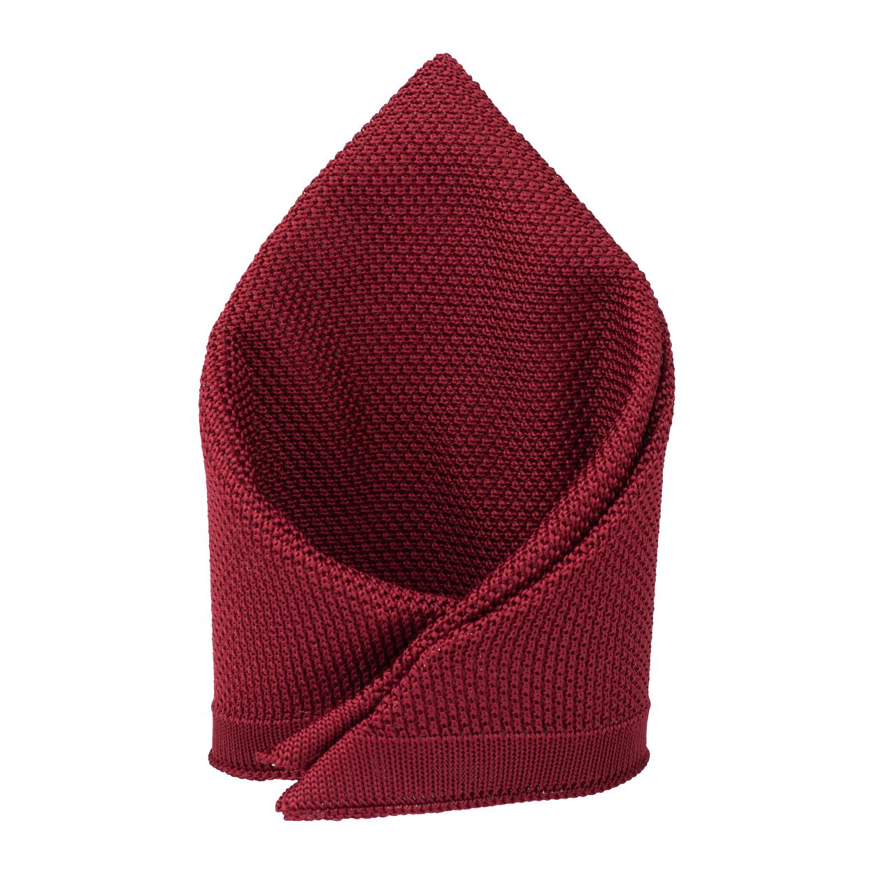 Burgundy Pocket Square for Men