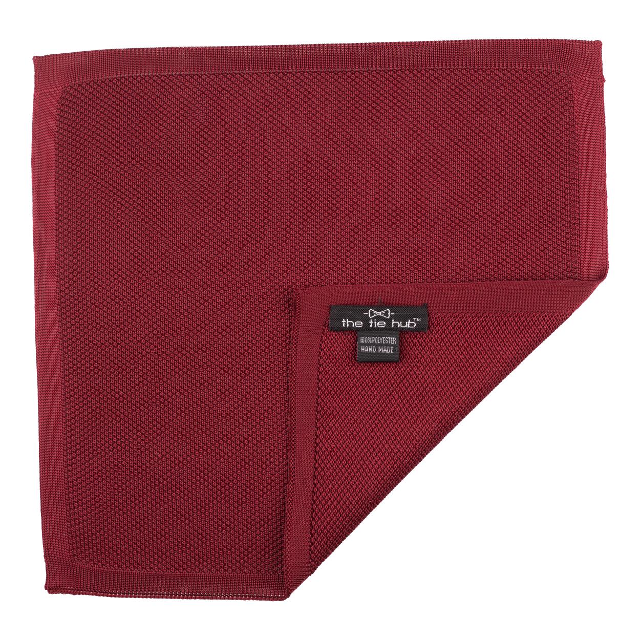 Burgundy Pocket Square for Men