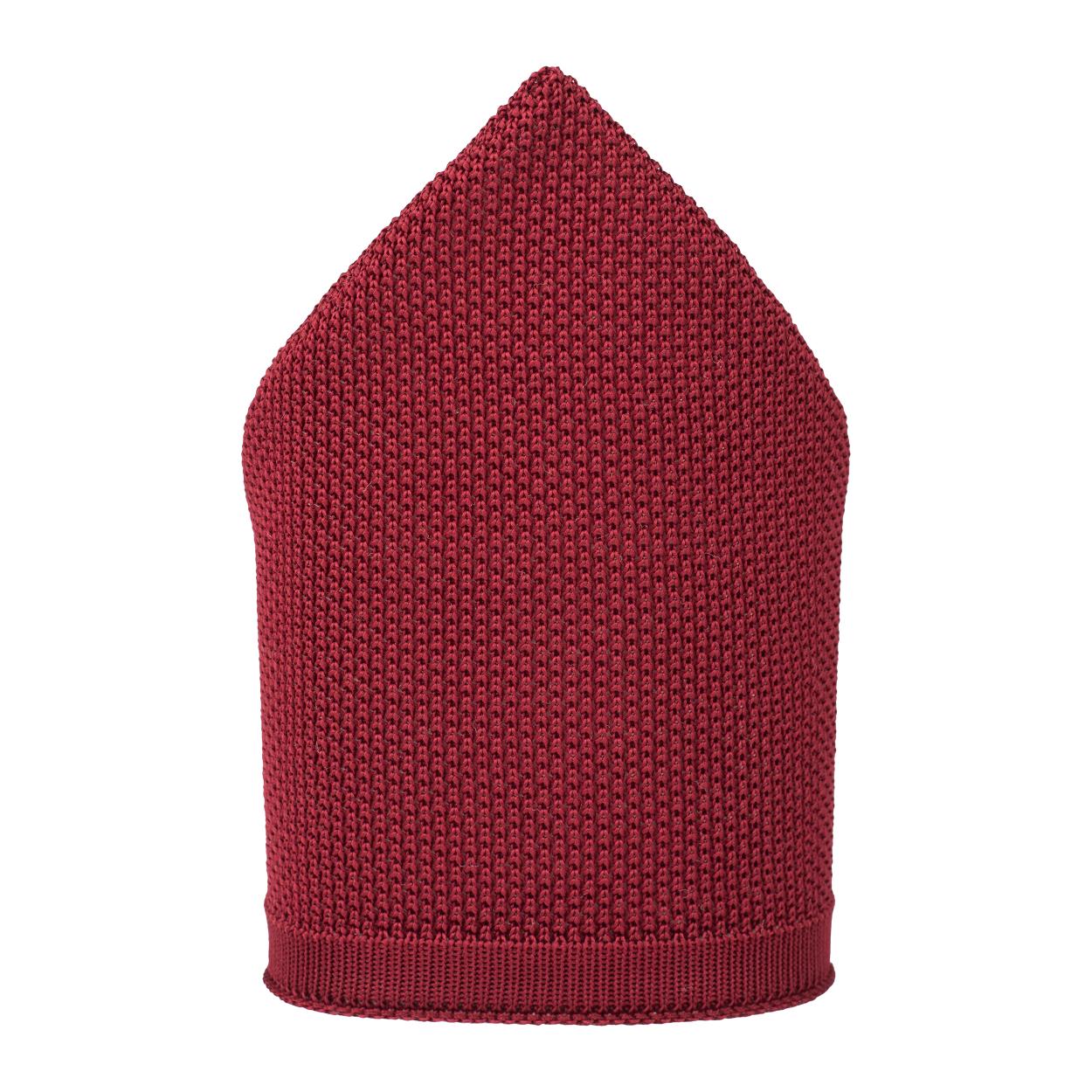 Burgundy Pocket Square for Men