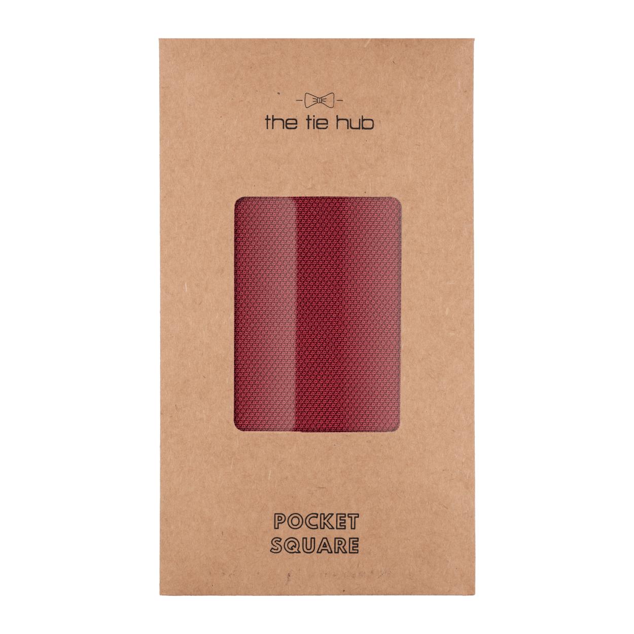 Burgundy Pocket Square for Men