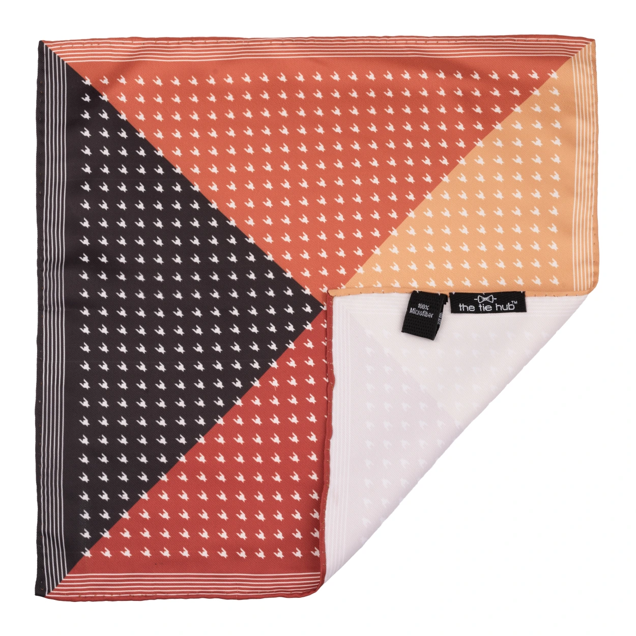 Multicolor Geometric Pocket Square for Men