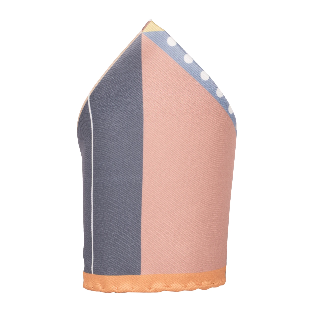 Multicolor Geometric Pocket Square for Men