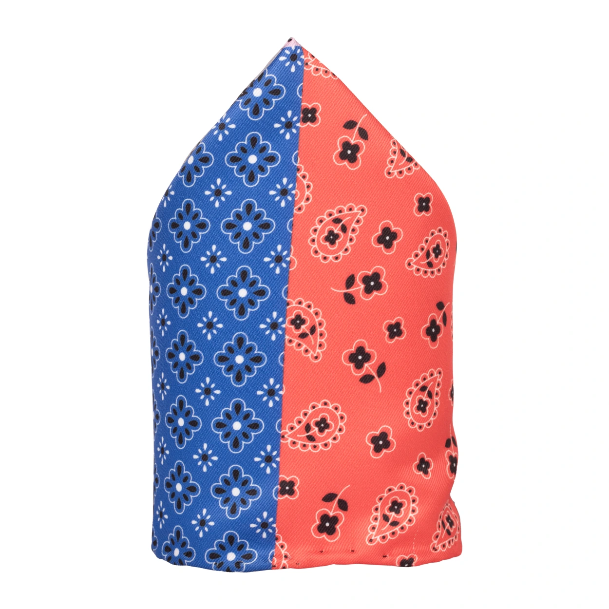 Multicolor Geometric Pocket Square for Men