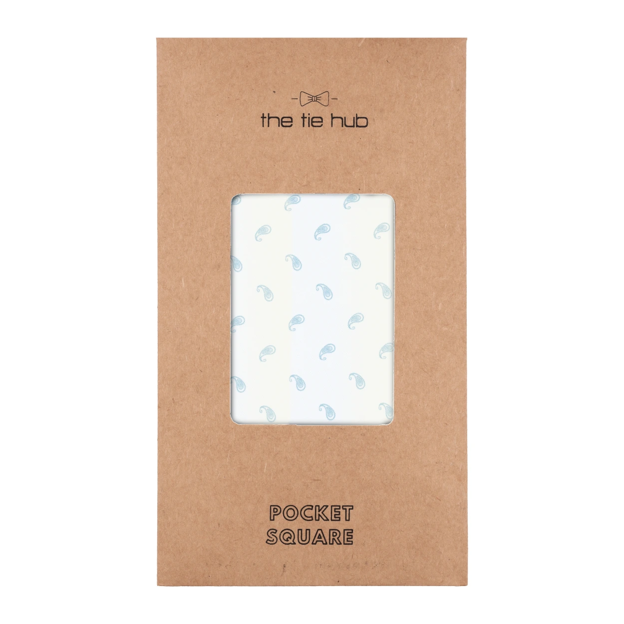 Blue Paisley Pocket Square for Men