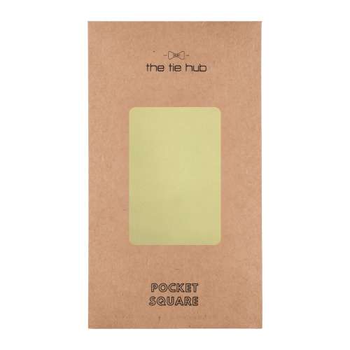 Cream Pocket Square for Men
