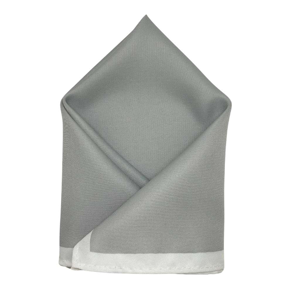 Grey Pocket Square for Men