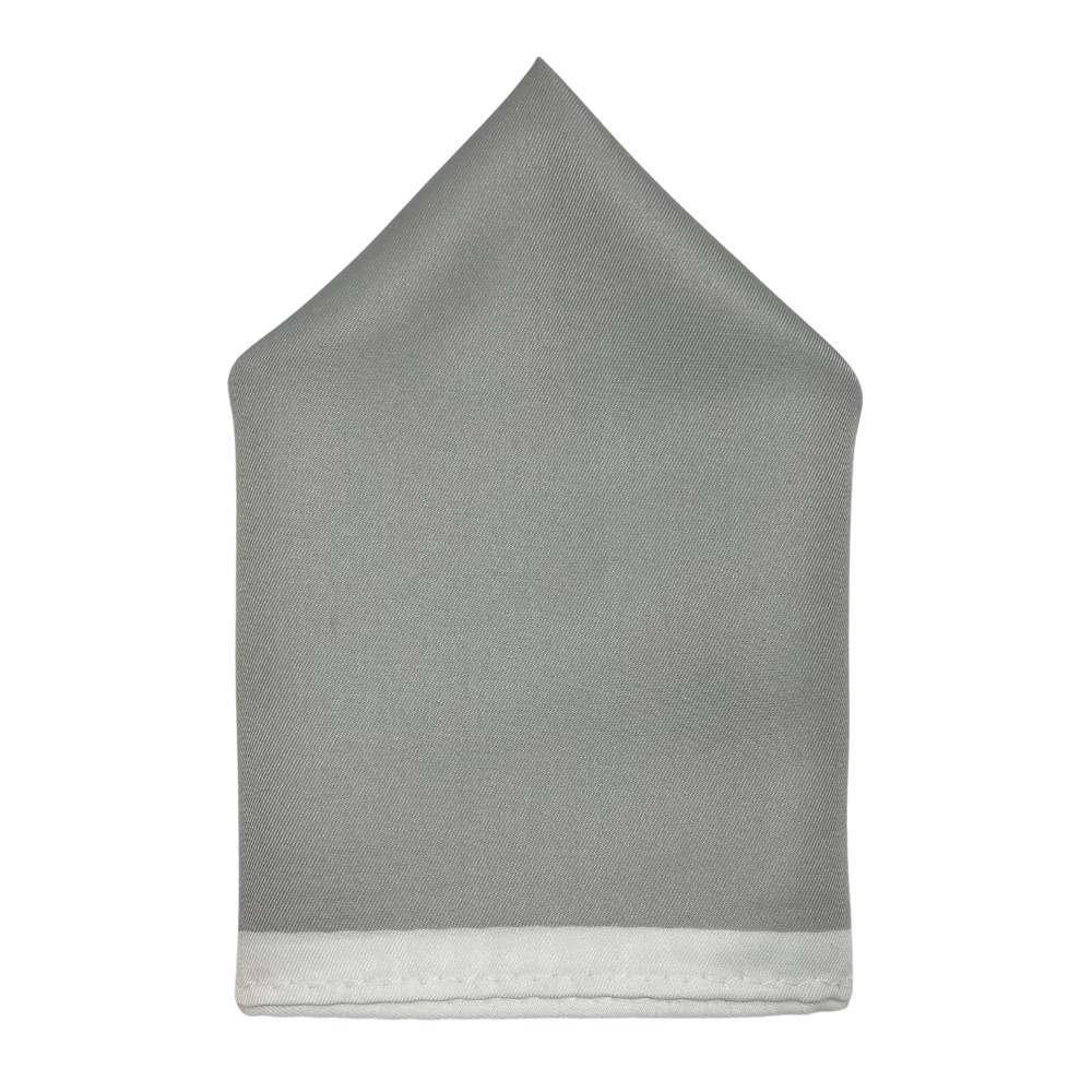 Grey Pocket Square for Men