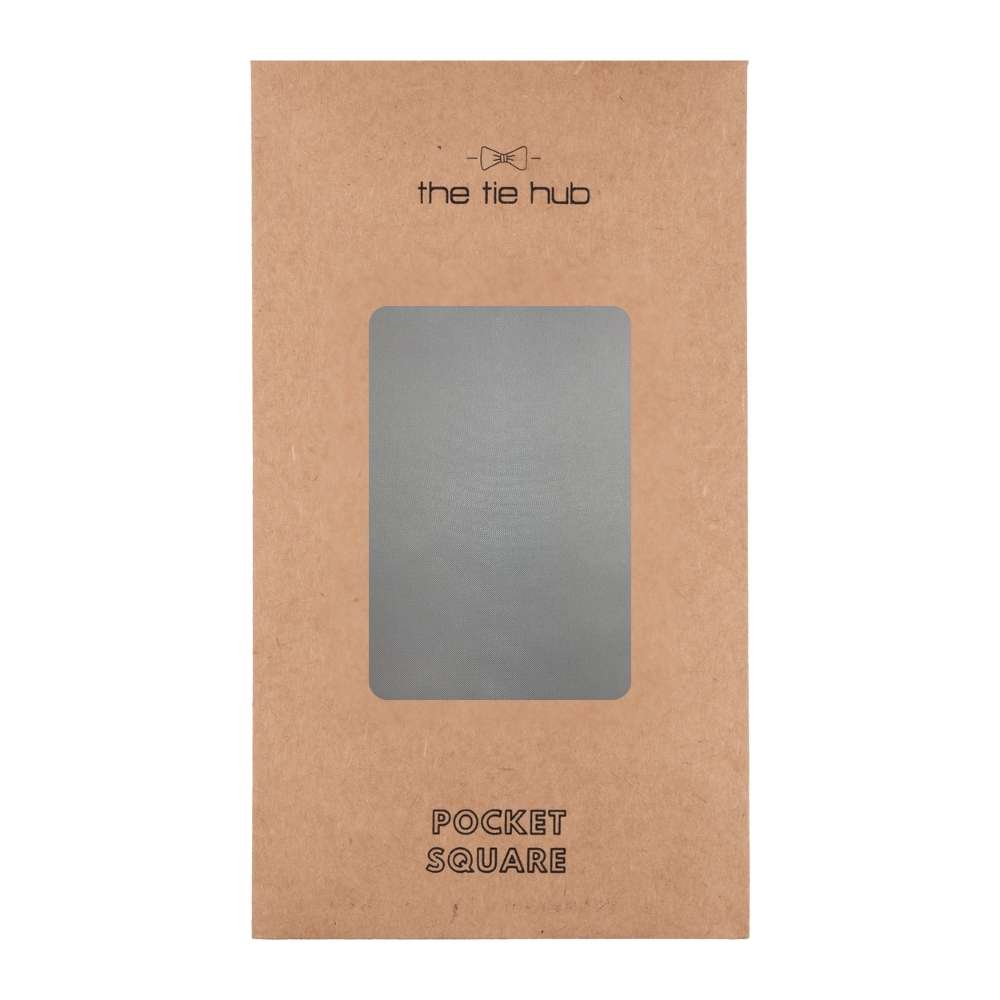 Grey Pocket Square for Men