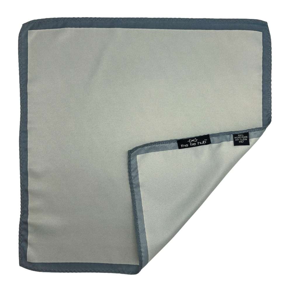 Grey Pocket Square for Men