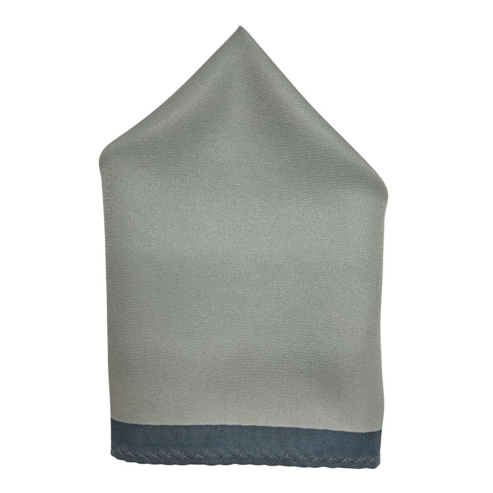 Grey Pocket Square for Men