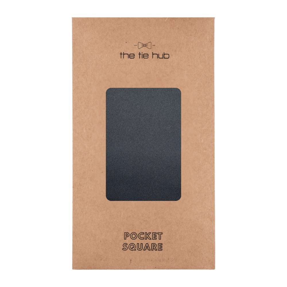 Black Pocket Square for Men