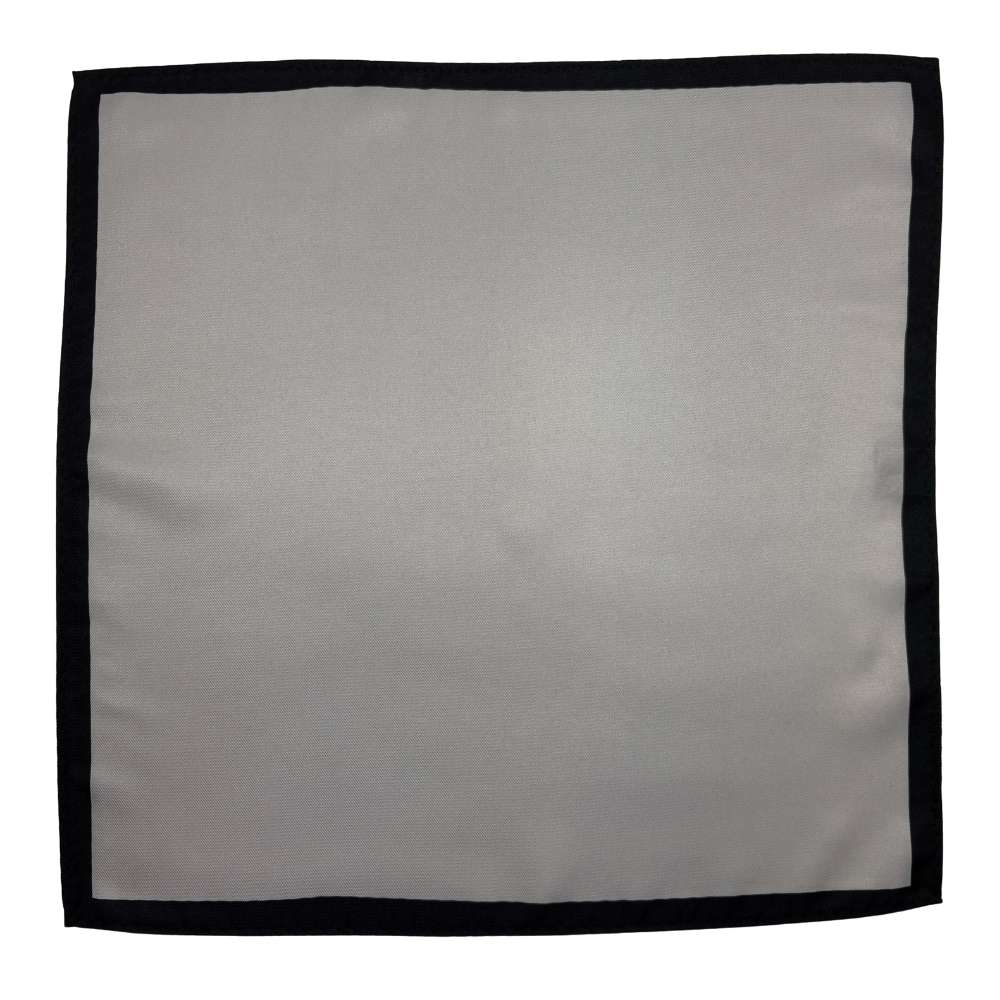 Grey Pocket Square for Men