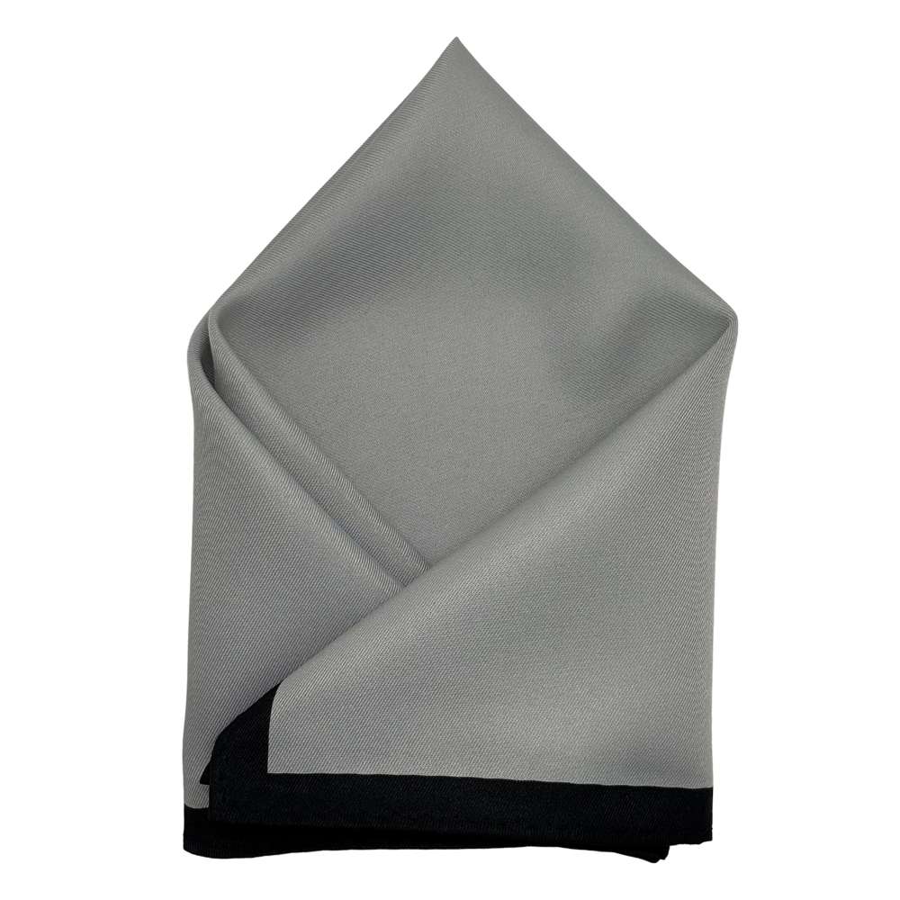 Grey Pocket Square for Men