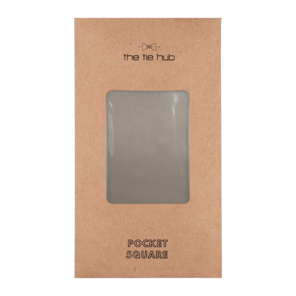 Grey Pocket Square for Men