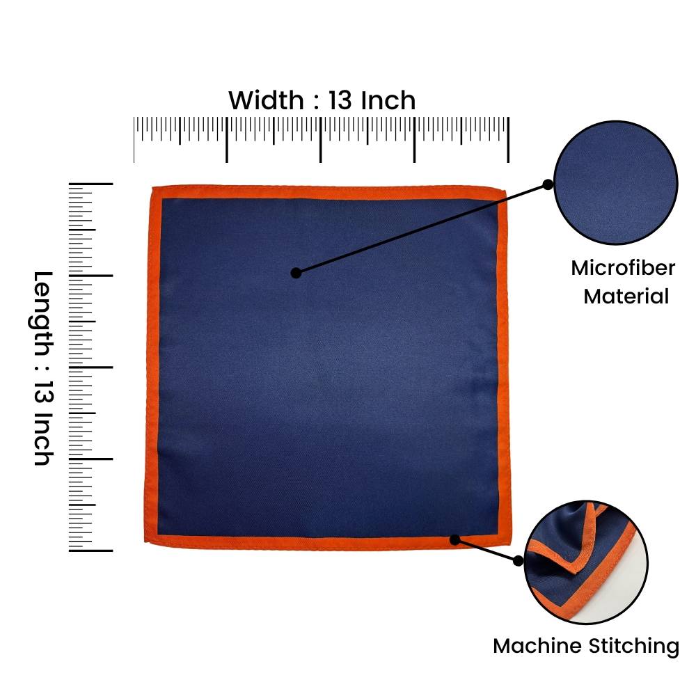 Blue Pocket Square for Men