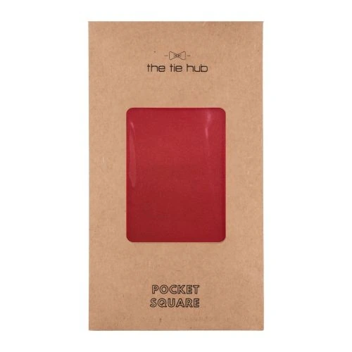 Red Pocket Square for Men