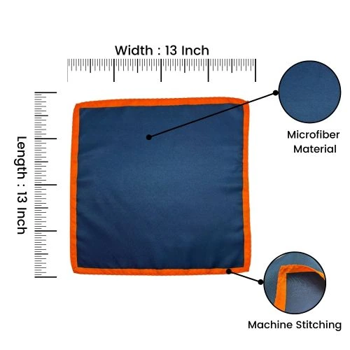 Blue Pocket Square for Men