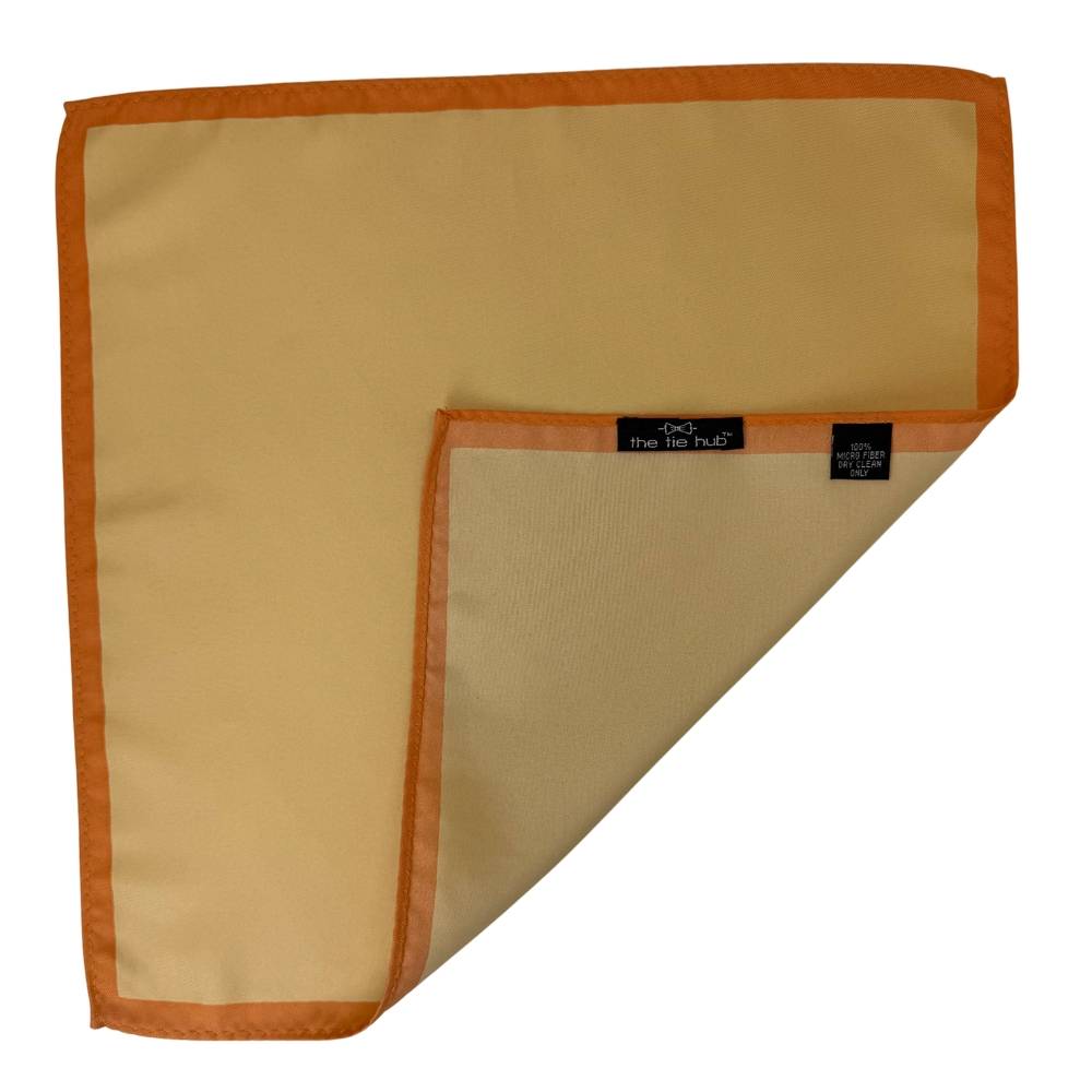 Beige Pocket Square for Men