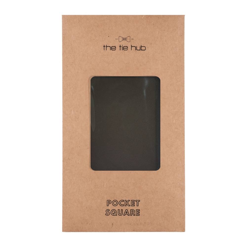 Black Pocket Square for Men