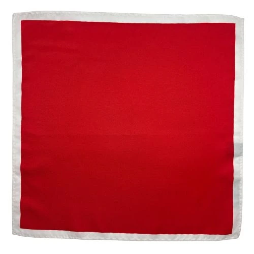 Red Pocket Square for Men