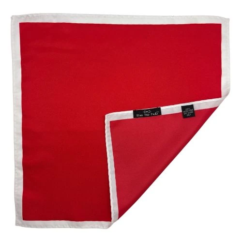 Red Pocket Square for Men