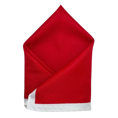 Red Pocket Square for Men