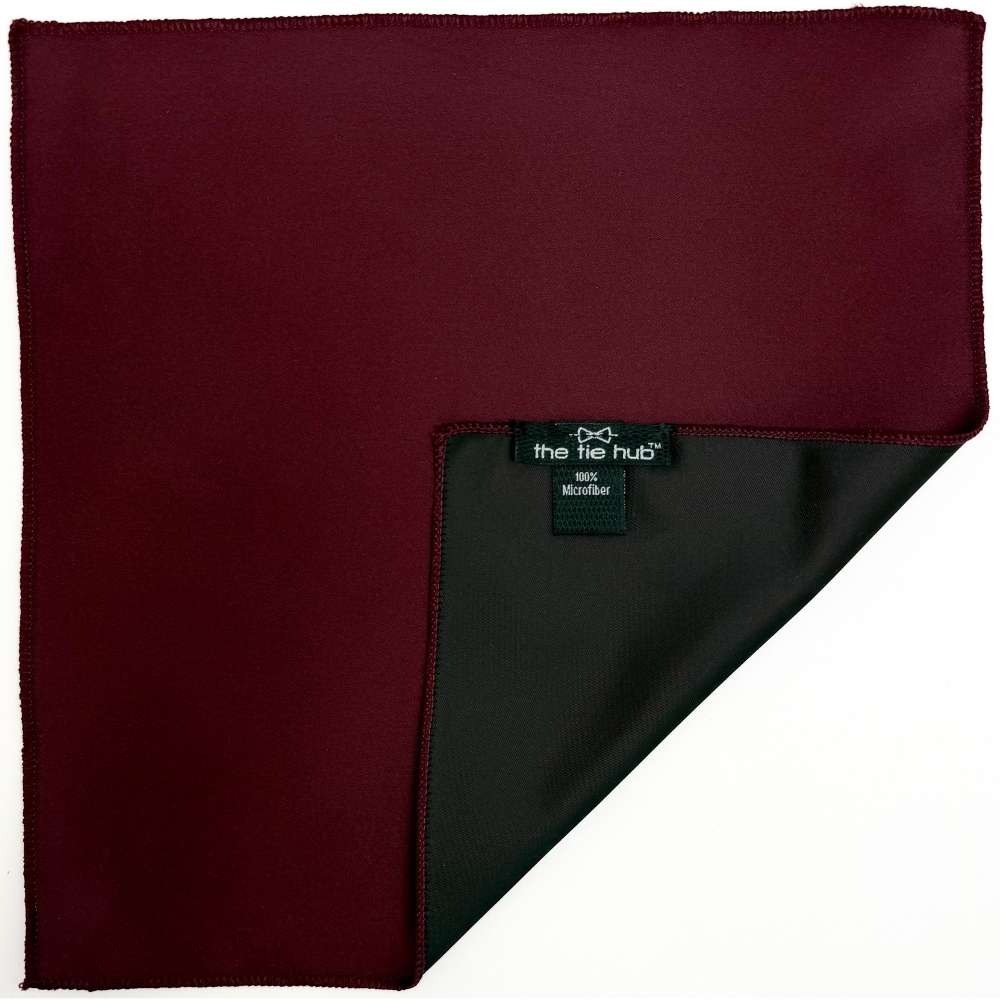 Maroon Pocket Square for Men