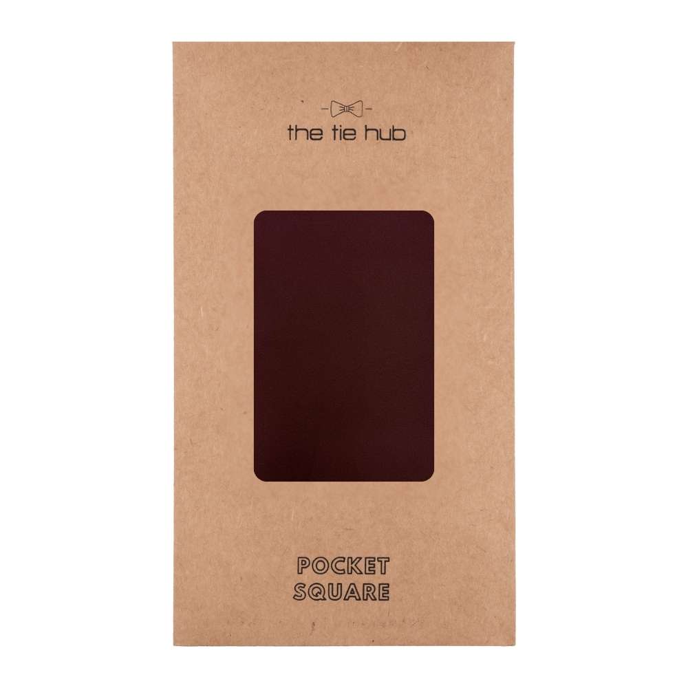 Maroon Pocket Square for Men