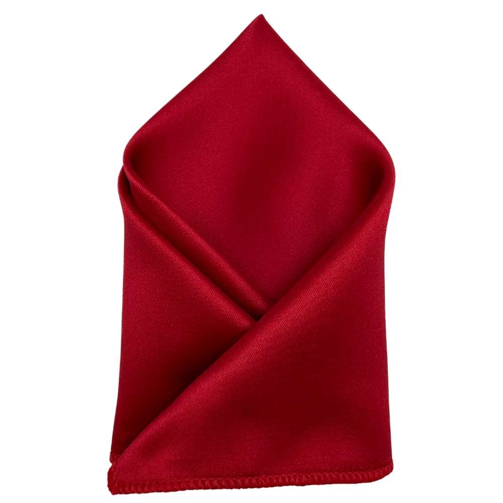 Red Pocket Square for Men